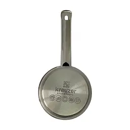 Ківш Krauzer Constant, зі скляною кришкою, 12 см, 0,5 л (78002) - мініатюра 2