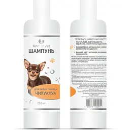 Шампунь Doctor Vet для собак породи Чихуахуа 250 мл - мініатюра 3