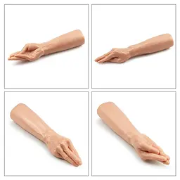 Рука для фістингу Lovetoy King Size Realistic Magic Hand 35 см тілесний - мініатюра 9