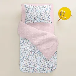 Набір простирадло на резинці Cosas Rose Dots/Grey Stars 90х200х20 см (Set_DropRose_StarGrey_90x200_2) - мініатюра 7