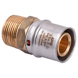 Муфта із зовнішньою різьбою прес APE AP 101 3/4″х26 000002182 - мініатюра 2