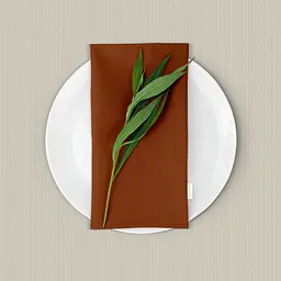 Скатертина Cosas Porcelain водовідштовхувальна 100х100 см кольору магнолії (Cloth_44Porcelain_DUK_100x100) - мініатюра 5