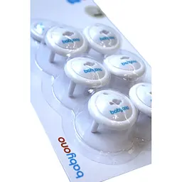 Заглушки для розеток BabyOno 6 шт. білі (950) - мініатюра 3