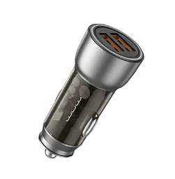 Автомобільне зарядне пристрій WUW-C201 2USB 3.1A чорний