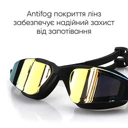 Окуляри для плавання Renvo Anda Pro Уні Anti-fog Чорний OSFM (2SG510-01) - мініатюра 7