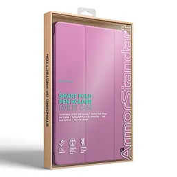 Чохол-книжка для планшета Apple iPad 10.2 (2019)/10.2 (2020)/10.2 (2021), Smart Fold Pen, рожевий, 10.2 дюймів, з екошкіри + TPU, з магнітною застібкою, підставкою, тримачем під стилус, протиударний, з функцією Wake/Sleep, ArmorStandart (ARM74939) - мініатюра 8