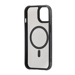 Чохол Silicone Matte Case with MagSafe iPhone 15 Black - мініатюра 2