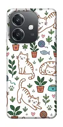TPU чохол Demsky Cats pattern для Oppo A3 4G