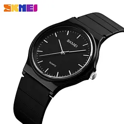 Наручний годинник жіночий Skmei 1419 Black Black, 1419BKBK (18416) - мініатюра 2