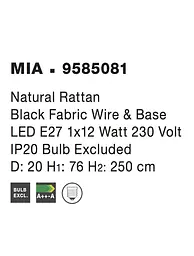 Підвісний світильник Nova Luce MIA 9585081 - мініатюра 10