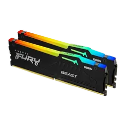 Оперативна пам'ять Kingston Fury 16GB (2x8GB) DDR5 6000MHz Beast RGB Black (KF560C36BBEAK2-16)