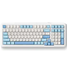 Ігрова клавіатура бездротова MCHOSE K99 Sky Blue Блакитний