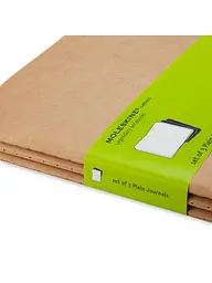 Записник Moleskine Cahier великий, Нелінований Беж (QP423) - мініатюра 2
