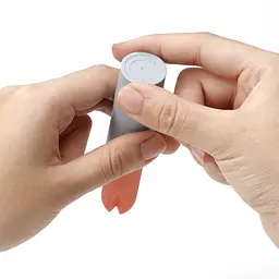 Вібратор-помада IROHA STICK Grey, плавне збільшення потужності - мініатюра 7