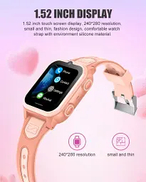 Смарт годинник-телефон дитячі Wonlex CT21 з відеодзвінком WI-FI GPS SIM-карта Pink (18556) - мініатюра 4