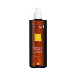 Шампунь №2 для сухого, фарбованого і пошкодженого волосся System 4 №2 Balancing Shampoo Sim Sensitive 500 мл