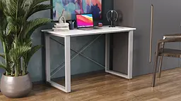 Письмовий стіл Ferrum-decor Драйв 750x1200x600 Сірий метал ДСП Біле 16 мм (FRD-103115) - мініатюра 7