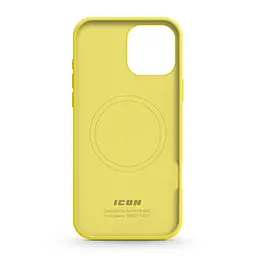 Силиконовый чехол с MagSafe для Apple iPhone 16 Pro Max, ICON2 MagCase, желтый, противоударный, панель с мягкой подкладкой, защита всего корпуса, поддержка беспроводной зарядки, совместим с защитными стеклами и пленками, ArmorStandart (ARM81325) - мініатюра 2
