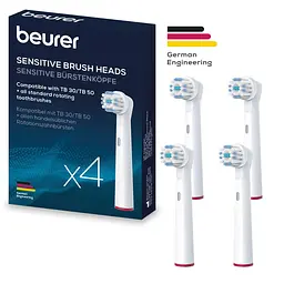 Beurer Насадки до зубних щіток Beurer TB 15/30/50 Sensitive, делікатне чищення, 4 шт. - мініатюра 3