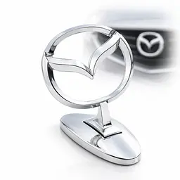 Емблема приціл на капот Mazda Хром сплав на скотчі (Завод)