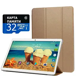 Планшет-телефон Hoozo MT116 2GB RAM Gold + Чохол-книжка + Карта пам'яті 32GB - мініатюра 2