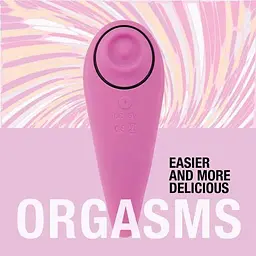 Пульсатор для клітора плюс вібратор FeelzToys FemmeGasm Tapping & Tickling Vibrator Pink - мініатюра 6