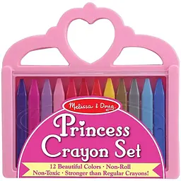 Крейда полімерна Melissa&Doug Принцеса, 12 шт. (MD4155)