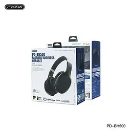 Бездротові накладні навушники Remax Proda PD-BH500 Bluetooth stereo Чорний - мініатюра 2