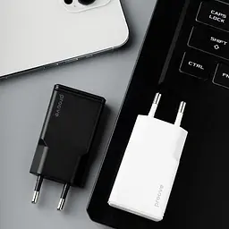 Зарядний пристрій Proove Slender 30W (Type-C + USB) white (WCSL30110002) - мініатюра 2