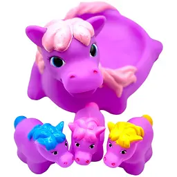 Набір іграшок для купання Bibi Toys Єдиноріг 4 шт. (760875BT) - мініатюра 2