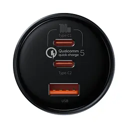 Авто ЗУ Baseus 160W Car Charger 2C+U + кабель - комплект зарядный для авто (TZCC2M-0G / CCZX-160CX) - мініатюра 3