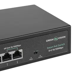 Комутатор мережевий POE GV-015-D-06+2P - мініатюра 5