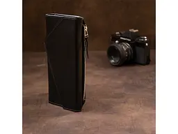 Шкіряний клатч GRANDE PELLE 21х10х2 см acs0018176 - мініатюра 7