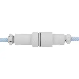 Кабель Keychron USB-A/USB-C > USB-C заряджання/синхронізації, 1.36м, Type-C, Coiled Aviator, синій - мініатюра 4
