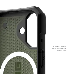Оригінальний протиударний чохол UAG Pathfinder MagSafe для iPhone 16 Olive 114470117272 - мініатюра 10