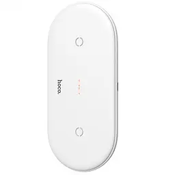 Бездротовий зарядний пристрій Hoco CW23 2in1 10W White