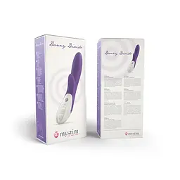 Вібратор-кролик Mystim Danny Divido Purple з глибокою вібрацією, 2 мотори - мініатюра 12