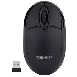 Комп'ютерна мишка Gemix GM185 Wireless Black (GM185Bk)