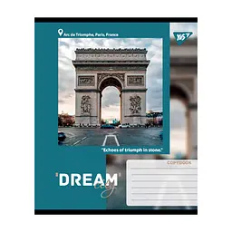 Зошит Yes Dream City А5 96 аркушів лінія (767708), в асортименті - мініатюра 5