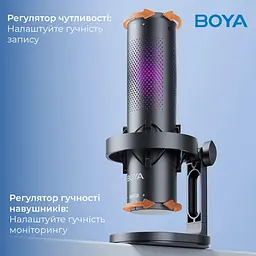 Мікрофон Boya K9 RGB Black K9) - мініатюра 10