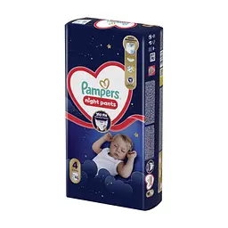 Підгузки Pampers Night Pants Розмір 4 (9-15 кг) 52 шт (8006530320665) - мініатюра 3