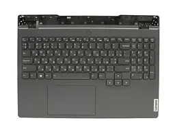 Корпус ноутбука / верхня панель з клавіатурою від ноутбука Lenovo Legion 5 15IAH7H Type 82RB (5CB1F39063) Оригінал, Верхня панель клавіатури
