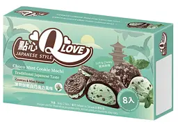 Моті QLove Choco Mint Cookie Mini Mochi 80г