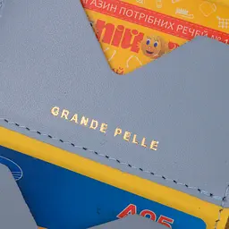 Жіноче шкіряне портмоне GRANDE PELLE 7,5х10х2 см acs0024163 - мініатюра 6