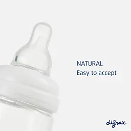 Скляна антиколікова пляшечка Difrax S-bottle Natural Blue з силіконовою соскою 250 мл (736FE Blue) - мініатюра 4