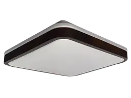 Стельовий світильник Glow матовий 60W 391 x 391 x 65 мм 3000К-6500К з ДК горіх