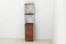Етажерка 3/34 Ferrum-decor Серії Конект із тумбою 144x34x28 Сірий ДСП Венге (FRD-105530) - мініатюра 3