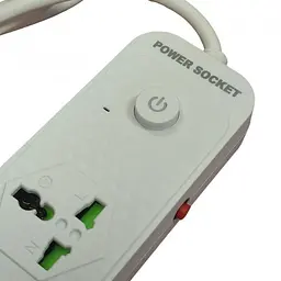 Мережевий подовжувач білий фільтр на 4 розетки та 3 USB 3,4A та 1 Type-C Power Socket J02 - мініатюра 4