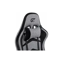 Крісло ігрове GT Racer X-2534-F Gray/Black Suede (X-2534-F Fabric Gray/Black Suede) - мініатюра 9