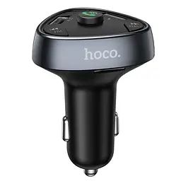 Адаптер автомобільний Hoco with Bluetooth FM Road treasure E51 18W - мініатюра 2